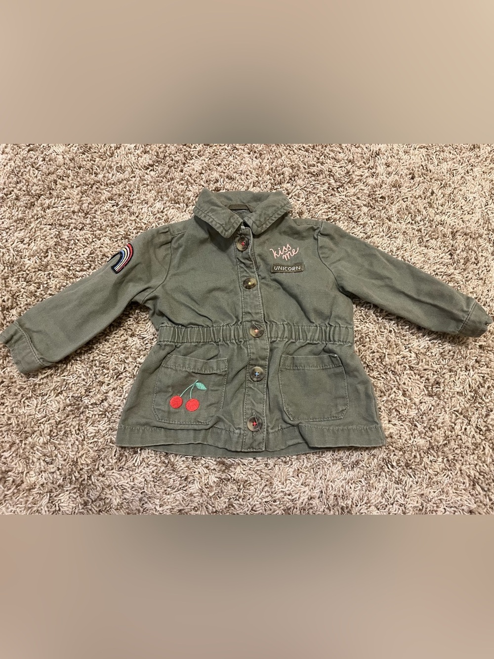 Gymboree Olive Green Utility Jacket
